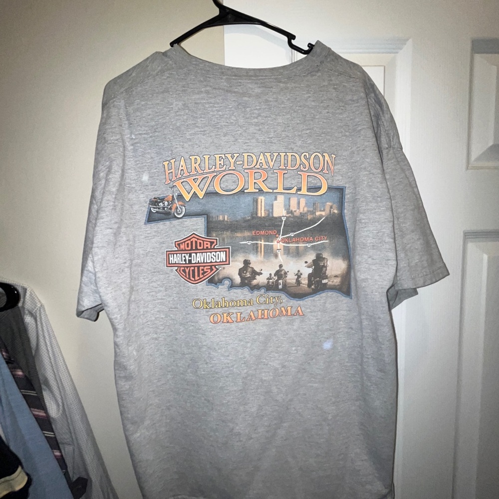 Harley-Davidson Gray Oklahoma City Tee